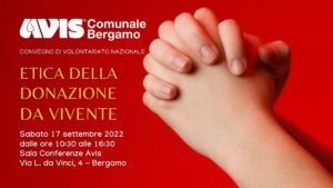 Avis Comunale Bergamo - Convegno "Etica della donazione"