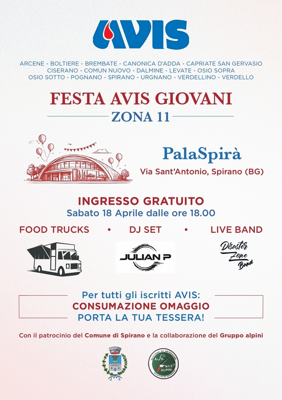 AVIS ZONA 11 - Festa AVIS Giovani